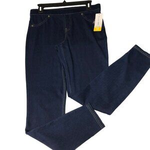 UTOPIA‎ BY HUE YOGA STRETCH DENIM LEGGING WIDE WAISTBAND SIZE MD 8-10 NWT